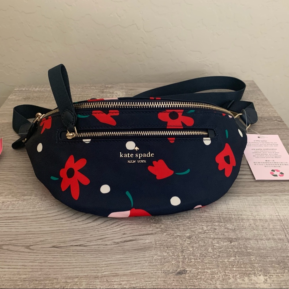 Kate Spade Chelsea whimsy floral fanny pack/shoulder bag